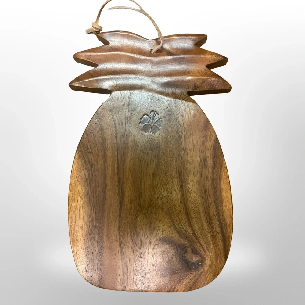 Tropical Pineapple Charcuterie Cheese‎ Board Cutting Kitchen Decor boho beach